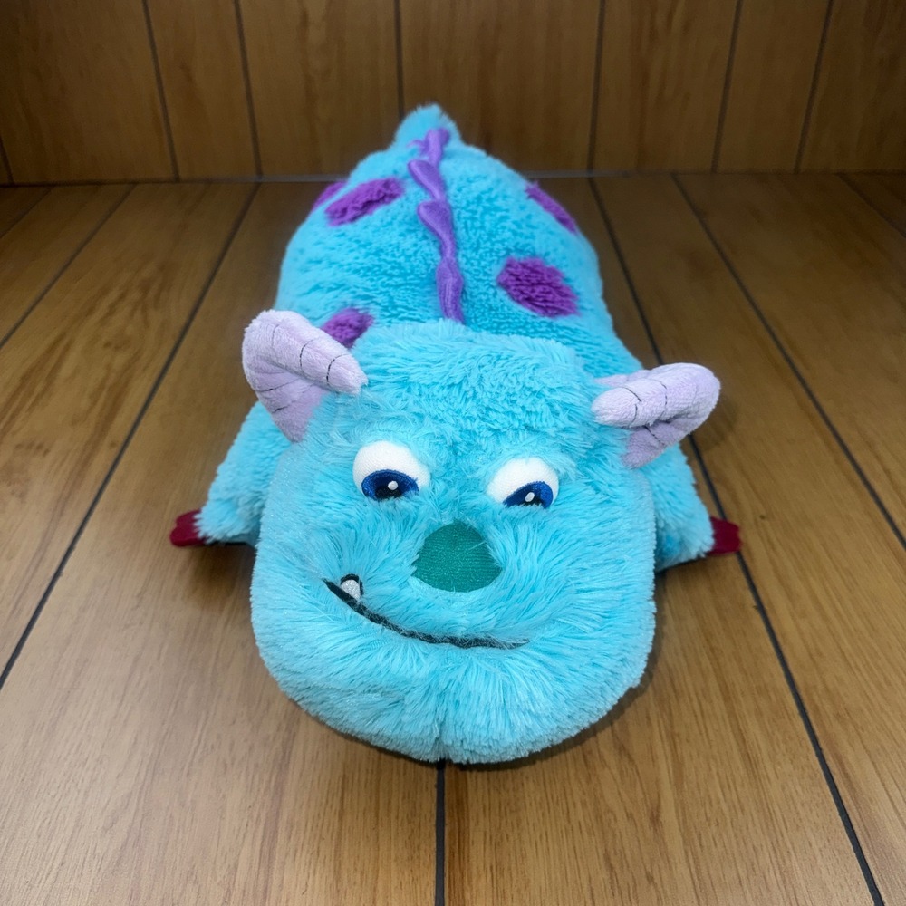 Disney Pixar Monsters Inc Sulley‎ Pillow Pet Large Blue Plush 204030 NEW